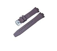 DKWOIS Correa de reloj de caucho fluorado compatible con la colección Citizen TSUYOSA NJ0150 NJ0151ME FKM, pulseras for hombre y mujer, coloridas(Brown)