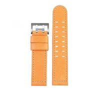 DKWOIS Correa de reloj de cuero con clavos de 20 mm y 22 mm compatible con la serie Hamilton Khaki H77616533 H70615733 Correa de reloj for hombre(A Khaki 2-silver,22mm)