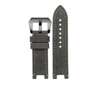 DKWOIS Correa de reloj de piel de vaca vintage compatible con G-SHOCK GST-W120L/W130L//S120/S100/S110 MTG-B1000 G1000 Correa de reloj Pulsera for hombre(Gray -black)