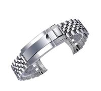 DKWOIS Correa de reloj Jubilee compatible con Rolex Sub GMT Yacht Daytona de 20 mm y 21 mm for hombre, cadena de reloj de lujo, piezas de repuesto, accesorios(20mm)