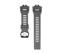 DKWOIS Correa de silicona deportiva for hombre GBD-200, compatible con Casio GBD-200-1A GBD-200RD-4, repuesto de goma, accesorios for reloj.(Grey black pin)