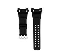 DKWOIS GWN-1000 resina de silicona Compatible con reloj Casio 5371 GWN-1000B GWN 1000 correa de reloj de resina suave pulsera de goma de repuesto for hombre(Noir)