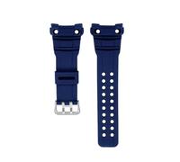 DKWOIS GWN-1000 resina de silicona Compatible con reloj Casio 5371 GWN-1000B GWN 1000 correa de reloj de resina suave pulsera de goma de repuesto for hombre(Blue)