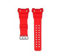 DKWOIS GWN-1000 resina de silicona Compatible con reloj Casio 5371 GWN-1000B GWN 1000 correa de reloj de resina suave pulsera de goma de repuesto for hombre(Red)