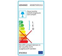 DL ALUMINIO BLANCO DOWNLIGHT PT REDONDO LUZ LED 25W 4058075091511
