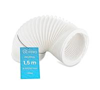 DL-pro 1,5m Tubo flexible para salida de aire Ø 100 / 102mm para aire acondicionado,secadora de ropa y campana extractora de cocina