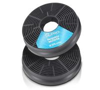 DL-pro 2 filtros de carbón activado para campana extractora Respekta MIZ0058 MIZ 0058 PKM CF130 Candy 49040890 35602288