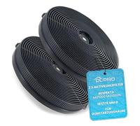 DL-pro 2 filtros de carbón activo de 187/175 mm de diámetro, repuesto para Respekta MIZ1000 MIZ1000N Klarstein 10032843 TMFILT4 Bomann KF574 para campana extractora