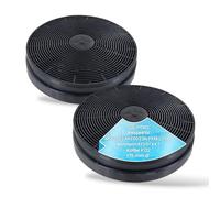 DL-pro - 2 filtros de carbón activo para campana extractora Respekta MIZ0023 MIZ0023N PKM CF110 Bomann KF561 KKT Kolbe K122