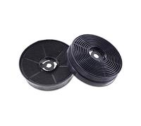 DL-pro 2 filtros de carbón para PKM CF140 S13-60 BBPY S22-60 BBPY Klarstein 10032844 Prokira PRCF140 Respekta CH 33060 SB CH 33060 WB Filtro de carbón activo para campana extractora