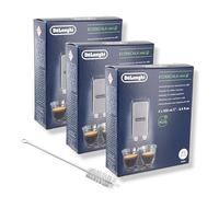 DL-pro 3 descalcificadores EcoDecalk Mini 6 x 100 ml para cafeteras DeLonghi 5513292821 DLSC003 con cepillo de limpieza DL-pro