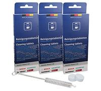 DL-pro 30 aplicaciones I Limpiador pastillas de limpieza para cafetera Bosch Siemens EQ Serie 00311969 con cepillo DL-pro