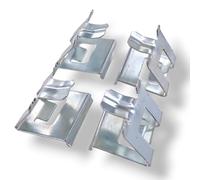 DL-pro 4 x Muelle de sujeción Artemis para placa de cocción Whirlpool Bauknecht Ignis 488000502357 Indesit C00502357 Muelle para placa de cocción empotrada