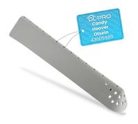 DL-pro Aleta de tambor 31 x 6,1 x 4,2 cm para Candy Hoover Otsein 43005989 - Juego de aletas de arrastre con 31 agujeros, color gris