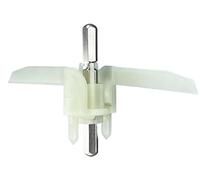 DL-PRO Aleta del cortador continuo compatible con Bosch 10004361 MUM4427 | Aleta del cortador continuo, plástico, blanco, 159 x 79 x 32 mm - compatible con Bosch n.º 10004361