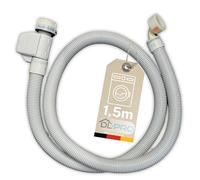 DL-pro Aquastop Manguera de 1,5 m, G 3/10.2 cm, 60 °C, manguera en manguera con sensor de fugas, compatible con Bosch Siemens Constructa Balay, 11007861, para lavadoras