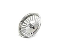 DL-pro Cesta de filtro 79 mm/86 mm, 24 ranuras sin barra de elevación como Blanco 125654 para válvula de cesta de colador