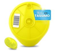 DL-pro disco de limpieza T-Disc amarillo para Bosch Siemens 17001490 00576836 compatible con Tassimo cafetera de cápsulas para limpieza y descalcificación automática
