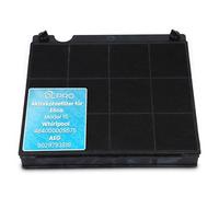 DL-pro Filtro de carbón activado compatible con Elica Mod.15 AEG ELectrolux Bauknecht Whirlpool Ikea 225 x 212 mm Filtro de carbón