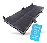 DL-pro Filtro de carbón de 462 x 198 mm de repuesto para Siemens Bosch Neff 20004001 11008216 DSZ4561 LZ45610 Z54TC02X0 filtro de carbón activo para campana extractora recirculación