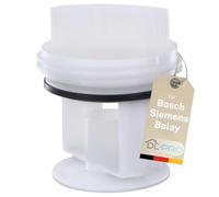 DL-pro Filtro de pelusa adecuado para Bosch Siemens Balay 605010 00605010 602008 647920 Tapa del tapón del tamiz para la lavadora con bomba de desagüe Askoll