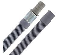 DL-pro Manguera de desagüe universal de 1 m de diámetro 19/19-22 mm, de -20 °C a +90 °C, para lavavajillas y lavadora