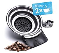 DL-pro Soporte para dosis de 2 tazas compatible con Philips Senseo Viva Café HD7825 HD7826 HD7827 HD7828 - Repuesto para HD5015/01 422225944221 - NO para HD7810/HD7811 - Soporte doble para cafetera