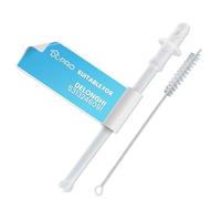 DL-pro Tubo de succión para leche Delonghi 5313246091 + cepillo de 17 cm para cafetera ECAM656.55 ECAM656.75 PrimaDonna Elite