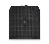 DL SERVICE Filtro de carbón activo compatible con campana Falmec Tipo 3, recambio adaptable para campana extractora Falmec F52, medidas 21,2 x 23,5 x 3 cm