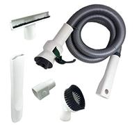 DL SERVICE Kit de accesorios para Folletto VK 150 | Tubo flexible VK 150 + 4 cepillos adaptables para limpieza, blanco