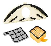 DL SERVICE Kit de recambios aptos para Folletto VK135/136 cepillo + 1 rejilla + 1 filtro HEPA