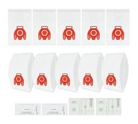DLAIMI 10 Bolsas Para Aspiradoras Compatible Con Mi ele FJM, y la eficiencia 3D es adecuada para las series Miel e Compact C1 / C2, S2 S3 S4 S5 S6 S7 Serie, Con Filtro de Protección del Motor.