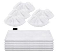 DLAIMI 10 paño de Microfibra compatibles con Limpiador a Vapor Kärcher EasyFix SC 2,SC3,SC4,SC5, Almohadillas de Repuesto para Limpiador Reutilizable, Lavable a máquina Paños de Repuesto