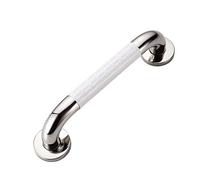 DLAZUM Barras de Apoyo de Seguridad para Ducha, Barra de Apoyo para baño de 18 Pulgadas, Acero Inoxidable 304, Cromado Pulido, pasamanos de Seguridad para Personas Mayores y DIS,White-680mm