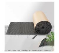 DLAZUM Espuma insonorizante para Aislamiento acústico, Paneles amortiguadores de Sonido Resistentes al Fuego de 3 cm de Espesor, Alfombrilla insonorizante autoadhesiva de Doble,Grey-4m