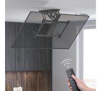 DLAZUM Soporte motorizado para TV: Soporte de Techo Ajustable, Giro de 0 a 75°, rotación de ±90° a la Izquierda/Derecha, elevación eléctrica, Soportes de Pared y Soportes de Mon