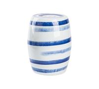 DLAZUM Taburete de jardín de cerámica Decorativa Jingdezhen, Tambor de Porcelana Azul y Blanca Antigua, decoración para balcón y Patio Exterior.,Blue