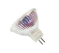 DLEDMOP Bombilla halógena Mr16 20w 35w 50w 12v Bombillas halógenas de luz Mr16 Gu5.3 Light Regulable con cubierta de vidrio transparente Alto rendimiento 2700k Blanco cálido (1PCS / 20W)