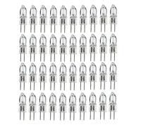 DLEDMOP Bombillas Halógenas G4 6V 15W Luz De Instrumento Bi-pin Bombilla Halógena De Cuarzo Espectrofotómetro Lámpara De Microscopio Accesorio De Iluminación,40 Uds.