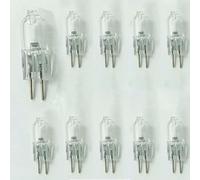 DLEDMOP Bombillas halógenas G4 de 25w 6v Luz 2700k Blanco cálido G4 Base halógena Bombilla halógena para lámpara de escritorio de candelabros (10PCS / 25W)