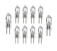 DLEDMOP Halogena G4 6V 15W Luz De Instrumento Bi-pin Bombilla Halógena De Cuarzo Espectrofotómetro Lámpara De Microscopio Accesorio De Iluminación,10 Uds.