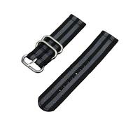 DLEEFCUVI Correa deportiva for reloj de nailon tejido de 18 mm, 24, 22 mm, 20 mm, compatible con Samsung Galaxy 7, 4, 5, 6 Gear S3 Classic Active 2, Amazfit Fabric band