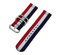 DLEEFCUVI Correa deportiva for reloj de nailon tejido de 18 mm, 24, 22 mm, 20 mm, compatible con Samsung Galaxy 7, 4, 5, 6 Gear S3 Classic Active 2, Amazfit Fabric band