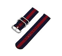 DLEEFCUVI Correa deportiva for reloj de nailon tejido de 18 mm, 24, 22 mm, 20 mm, compatible con Samsung Galaxy 7, 4, 5, 6 Gear S3 Classic Active 2, Amazfit Fabric band