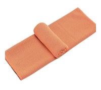 DLEEFCUVI Toalla refrescante de Microfibra for Alivio instantáneo, Toallas Frescas for Enfriar el Cuello, Trapos fríos, Deportes, Fitness, Camping y Ciclismo, 1-10 Uds.(1 pcs Orange)
