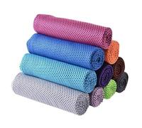 DLEEFCUVI Toalla refrescante de Microfibra for Alivio instantáneo, Toallas Frescas for Enfriar el Cuello, Trapos fríos, Deportes, Fitness, Camping y Ciclismo, 1-10 Uds.(10 pcs Mix)
