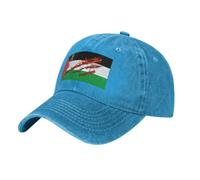 DLERFLOVR Gorra de Béisbol Ajustable Unisex, Gorras de Béisbol Hombre Patrimonio Cultural Retro Gorra Bandera Palestina con Visera y Cierre Ajustable para Casuales Running Beisbols Tenis Golf