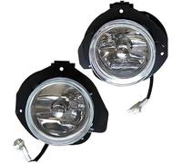 DLGJZS Coche Faros Antiniebla para Mitsubishi Pajero IO Montero Pinin Shogun,Repuesto Coche Faro de Trabajo Accesorios,Left