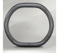 DLGJZS Funda Volante Coche para Peugeot 508 2024, Cuero Microfibra Cubierta Volante Automóvil Antideslizante Protector Volante Coche Interior Accesorios, Gris