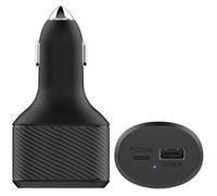 DLH - MOBILE ACCESSORIES Fuente de alimentación y Carga rápida 90W USB-C Encendedor Cargador de Coche